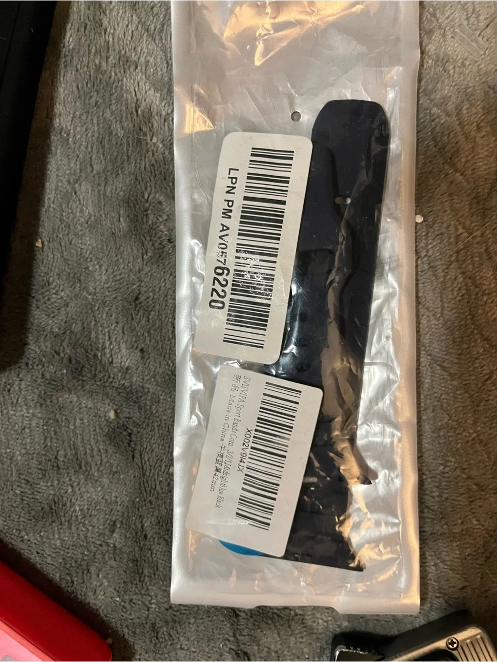 Navy Silicone Watch Band Replacement